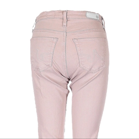 AG Adriano Goldschmeid The Legging Super Skinny Blush Pink Ankle Jeans Size 25 - Picture 6 of 11